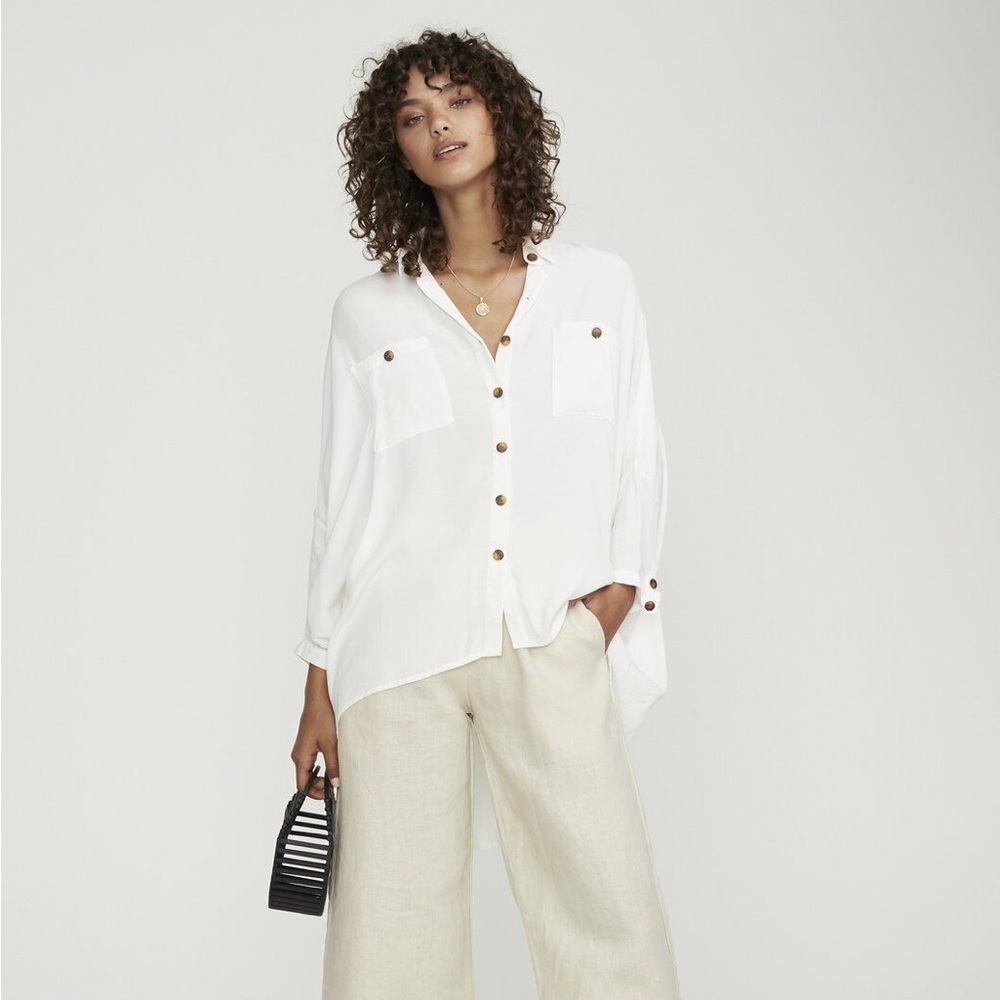 Faithfull the brand oversized luma shirt